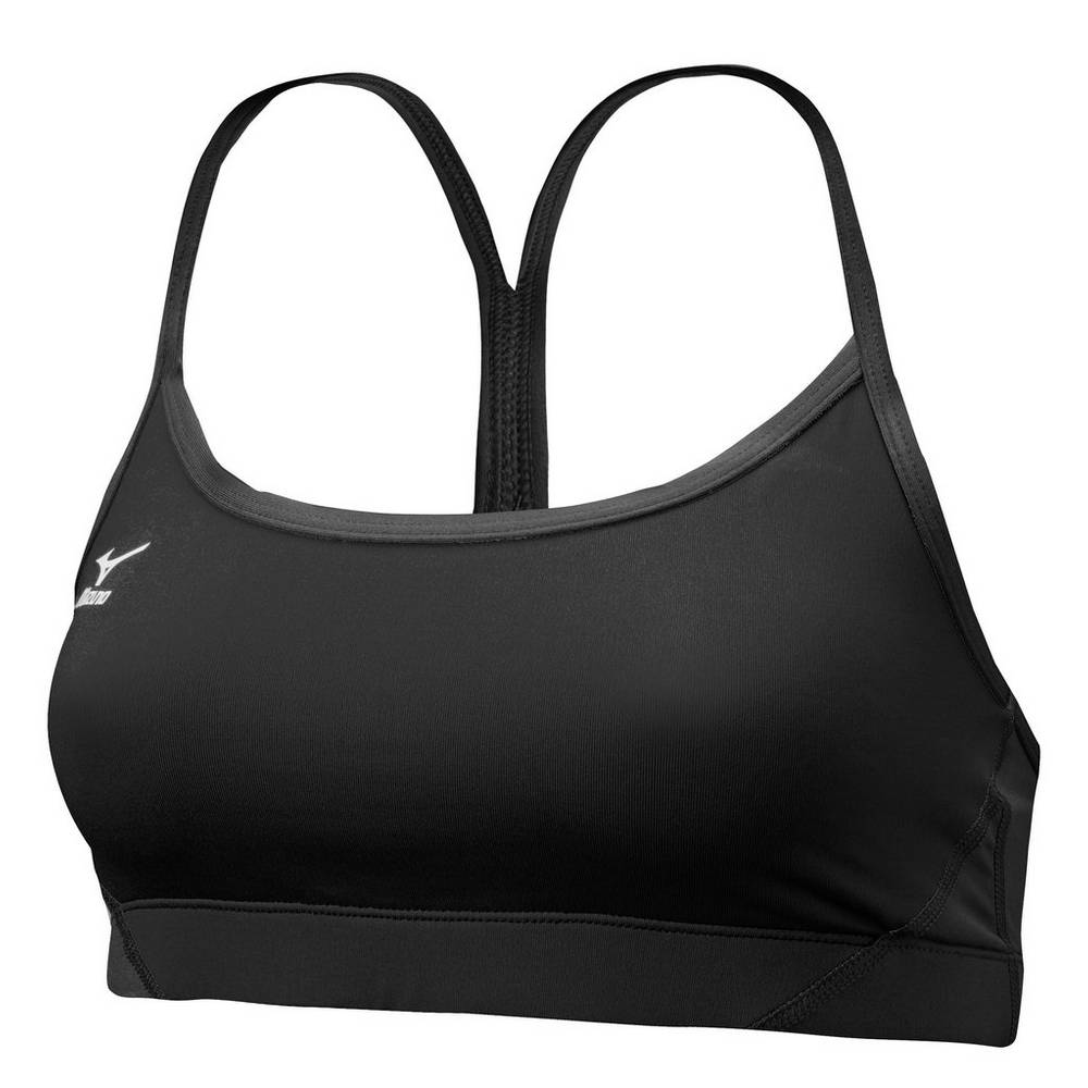Damske Športová Podprsenka Mizuno Hybrid Volejbalove Čierne Vypredaj ALBH02354